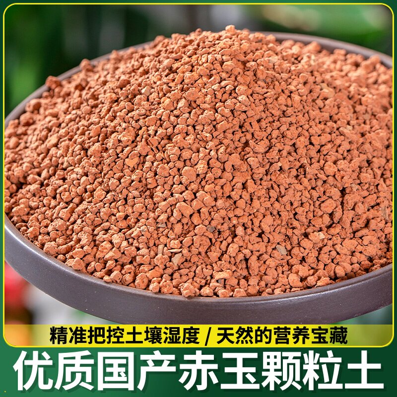 颗粒硬质赤玉土金松土大小粒多肉铺面天然苔藓盆景爬宠守宫用专土 - 实物图