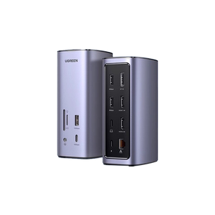 绿联typec桌面扩展坞拓展Displaylink转HDMI四屏异显DP多功能USB分线器适用雷电4苹果MacBookProM4笔记本电脑