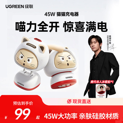 【易烊千玺推荐】绿联45W充电器