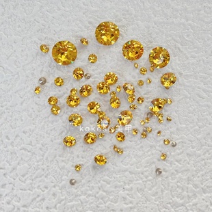 华子金黄色226 奥钻1088尖底圆钻 正品 美甲耳钉堆钻饰品 施