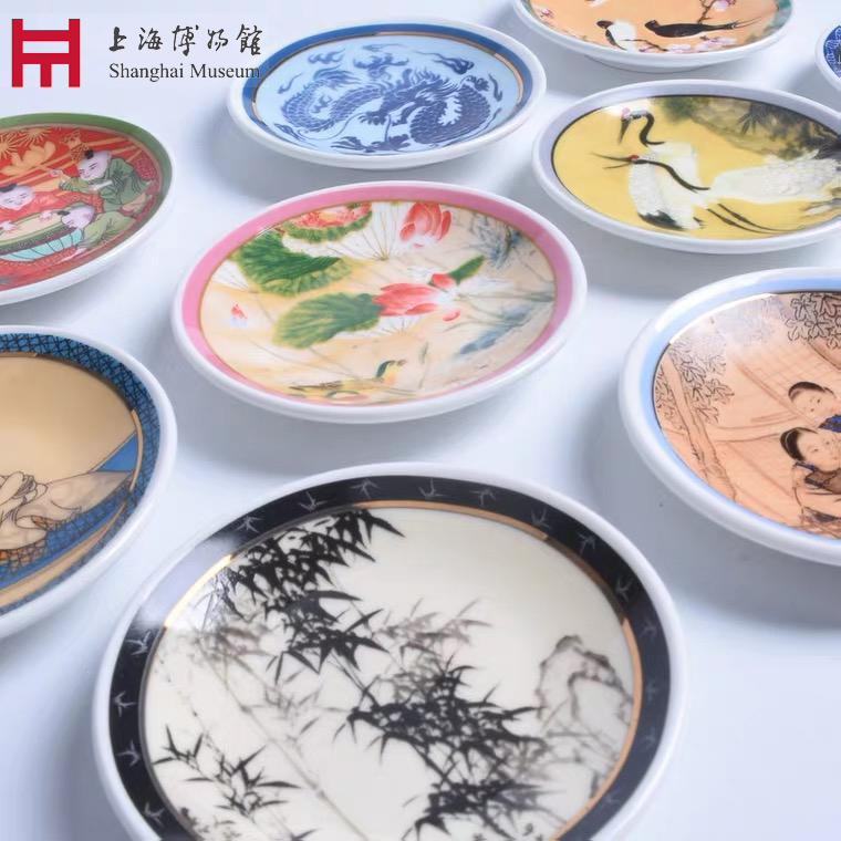 上海博物馆陶瓷摆件中式