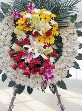 承德花店丧事花圈双桥双滦矿区殡仪馆悼念菊花鲜花白事花篮殡葬
