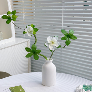 高档杜鹃花仿真花假花摆设客厅餐桌花插花花艺摆件装 饰品仿真绿植