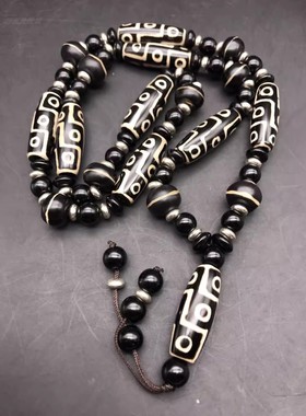 男女款玛瑙老天珠老玛瑙玉髓项链