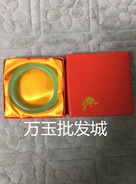 复古红纸质一枝梅爆款珠宝首饰盒纸盒金银玉器戒指吊坠手镯项链盒