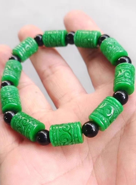 手链干青铁龙生雕花手链男女款