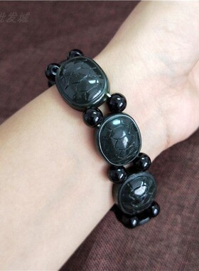 和田玉手链青玉富甲天下玉手串