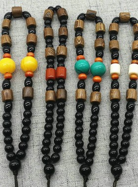 钥匙绳子编织手把件挂绳失手绳弓diy高档把件手工手绳弹弓失手绳