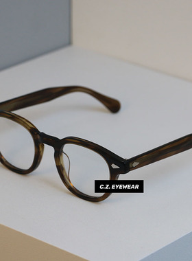 CHOZEN/size46 余文乐美式复古板材近视眼镜男小脸高度数可配女