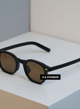 日系复古大脸显瘦太阳眼镜配度数