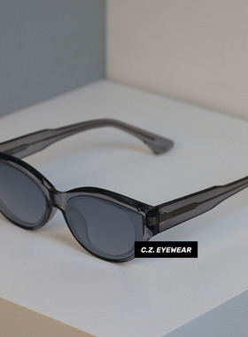 欧美风y2k猫眼潮酷防紫外线墨镜