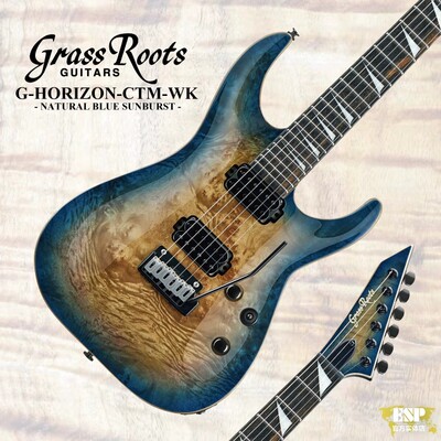 ESP电吉他GRASSROOTS草根G-HORIZON-CTM/WK 入门进阶金属反刀树瘤