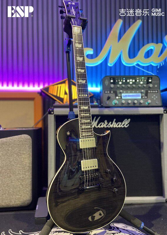 日产ESP E-II EC FM See Thru Black电吉他EMG66/57