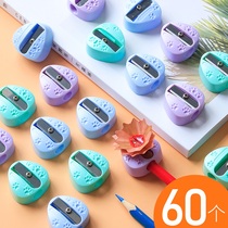 欧博尚迷你小号卷笔刀可爱文具儿童小学生用小型便携式旋铅笔刀削笔器手拧手动绞剥钻笔刨削笔销车暴削笔刀