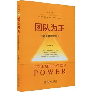 way 高等法律教材 法律 徐菲繁 现货 团队为王：打造律师团队：a 9787301335406 lawyer 社 北京大学出版 excellency