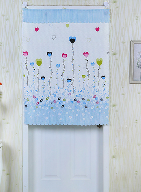 半截布帘卧室厨房门帘隔断帘客厅短帘饭店餐厅卫生间装饰挂帘家用