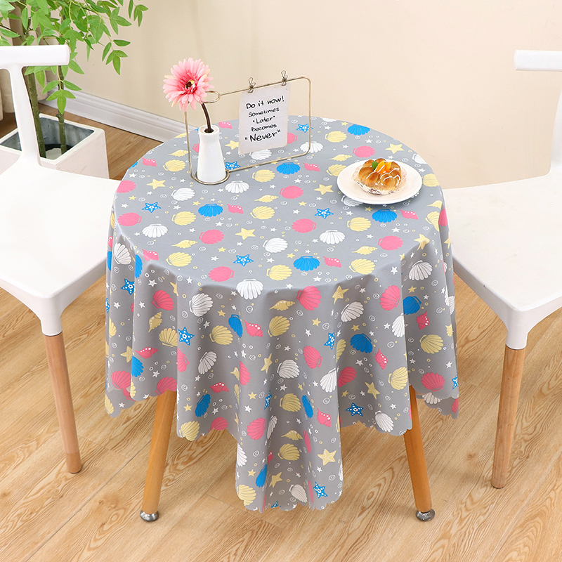 家用桌布简约PU防水防油台布