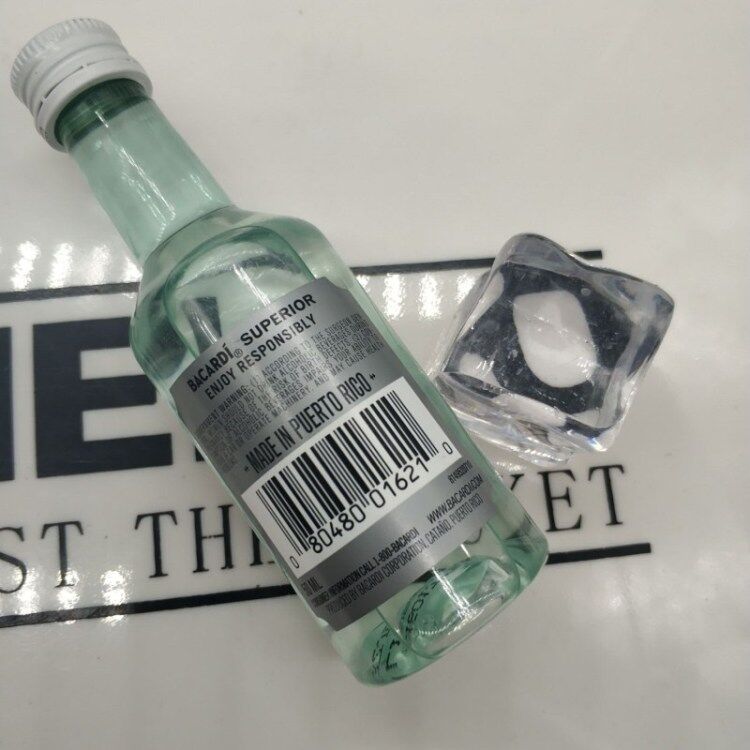 百加得白朗姆酒50ml小瓶酒版烘焙调味酒芝士蛋糕提拉米苏原料配料