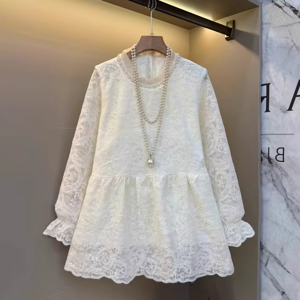 大码韩系温柔风上衣女