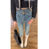 弹力铅笔裤 显瘦百搭时尚 潮 女士秋冬新款 加绒超高腰收腹紧身小脚裤