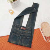 女长裤 显瘦百搭弹力小脚裤 女2025年秋冬修身 蜜桃臀高腰紧身牛仔裤