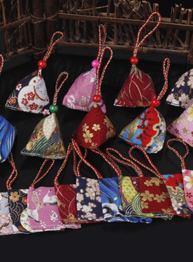 端午节小香包挂件DIY手工香囊材料包五彩线三角粽子艾叶活动礼品