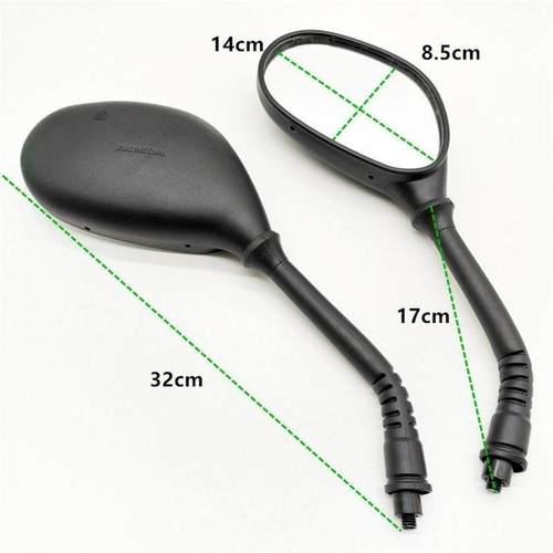 适用五羊本田公主喜悦优悦踏板摩托车后视镜WH100T-A-H-G-F反光镜