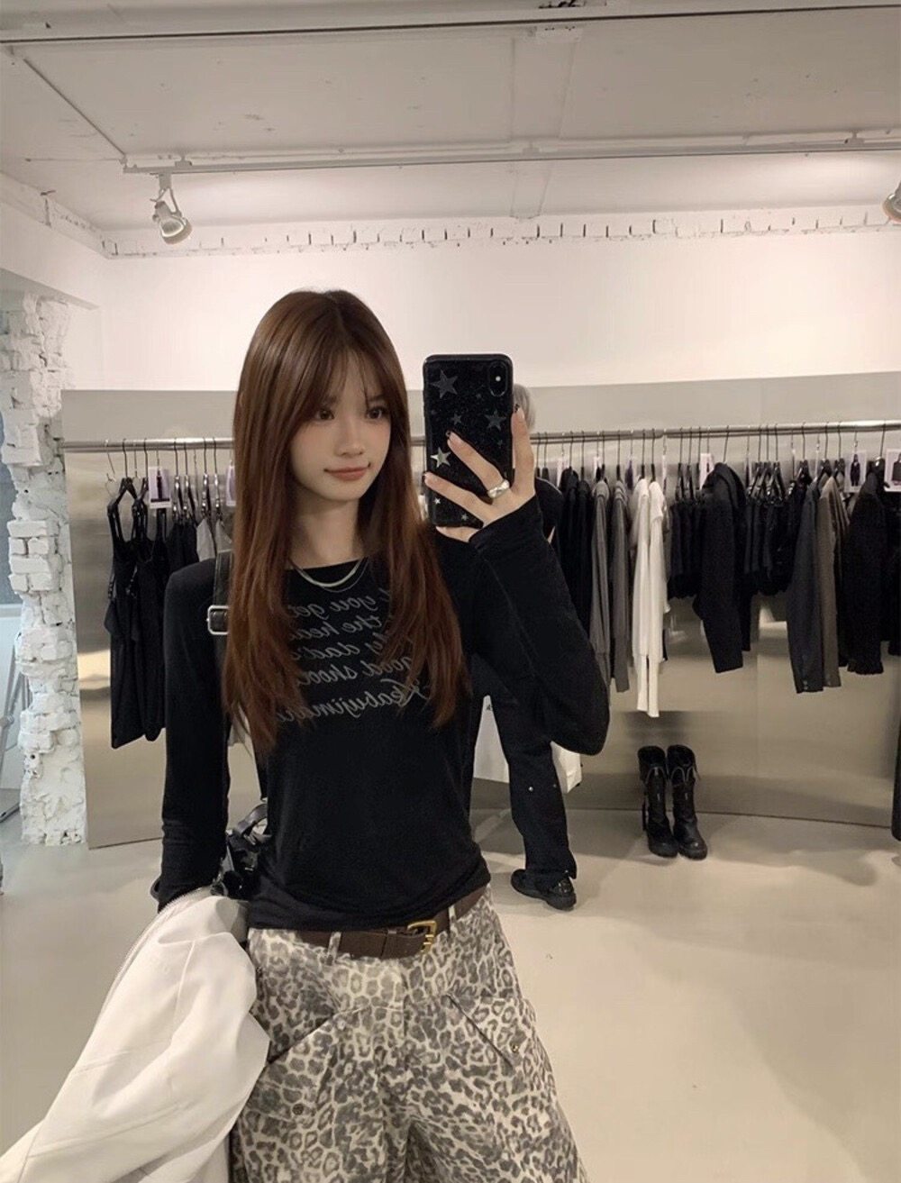 WGWEJennie松弛出街复古字母印花休闲长袖T恤女装早秋 含19%羊毛,女装/女士精品,毛针织衫,淘宝优惠券,粉丝福利购,淘宝优惠卷