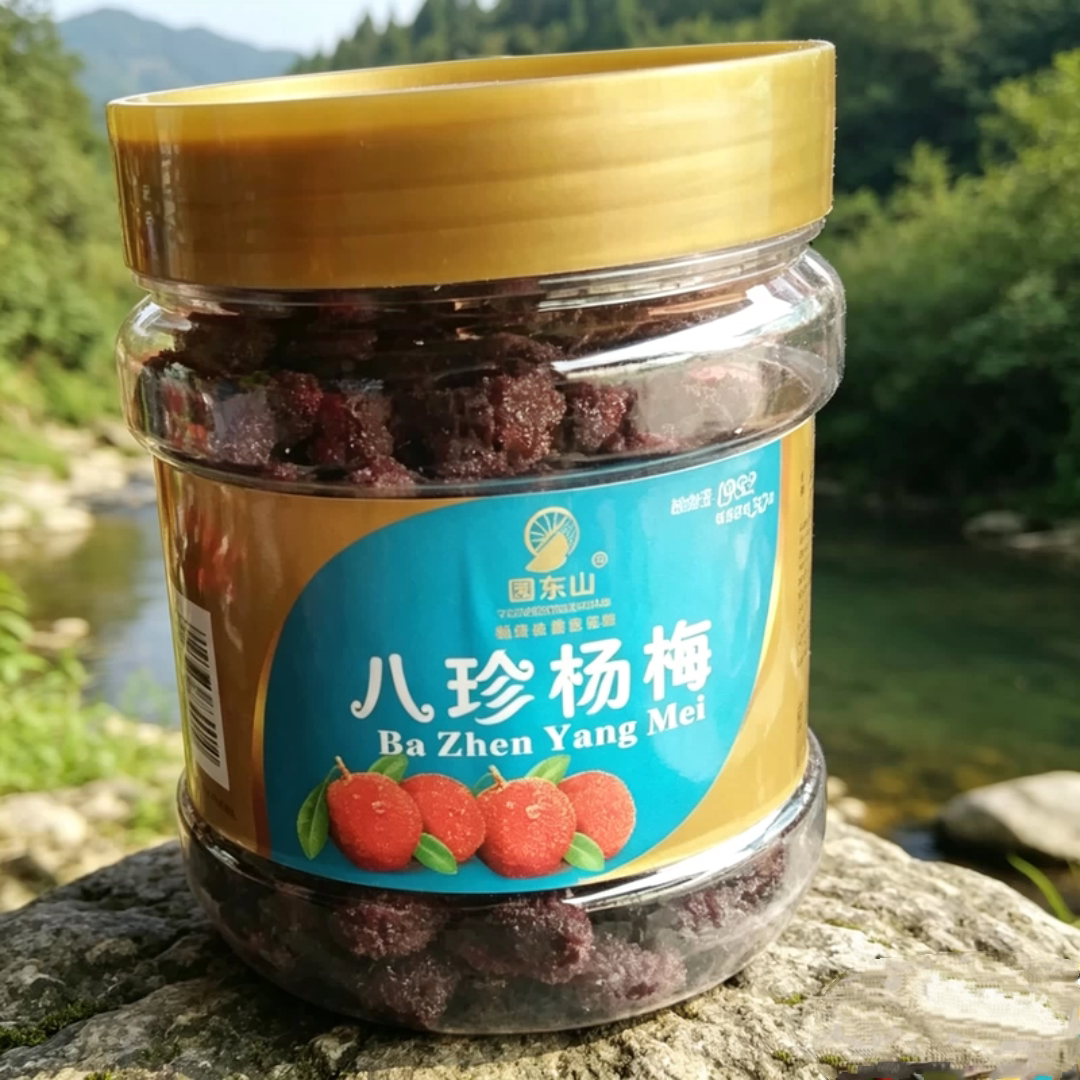 灌装园东山八珍杨梅 福建龙岩永定杨梅干 客家土楼帝禾388g
