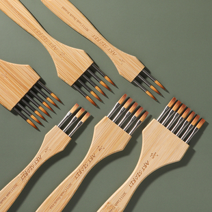 ArtSecret多齿笔梳水彩丙烯画笔2033韩国进口尼龙混羊毛美术用具