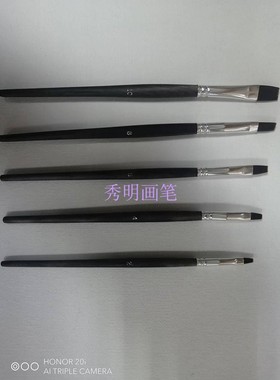 ARTSECRET韩国进口尼龙毛水粉丙烯画笔203A水彩画笔套装 5pcs/Set