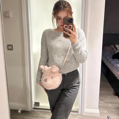 jellycat小猪小狗包包斜挎包新品