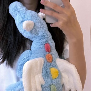 jELLYCAT英国天空龙柿龙玫瑰色龙粉龙紫龙黑龙蓝色公仔毛绒玩具