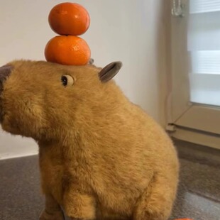 英国正品jellycat克莱德水豚玩具玩偶卡皮巴拉安抚毛绒公仔送礼物