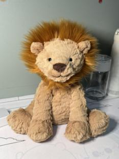 百补英国Jellycat波浪毛狮子毛绒玩具安抚玩偶公仔娃娃520礼物