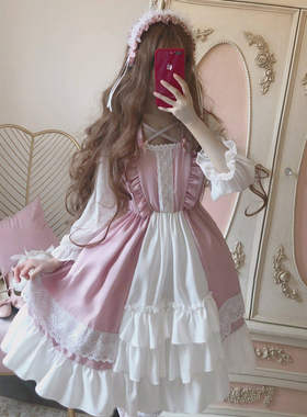 日系软妹萝莉lolita裙op