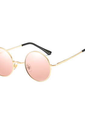 防晒圆形太阳眼镜潮流拍照墨镜