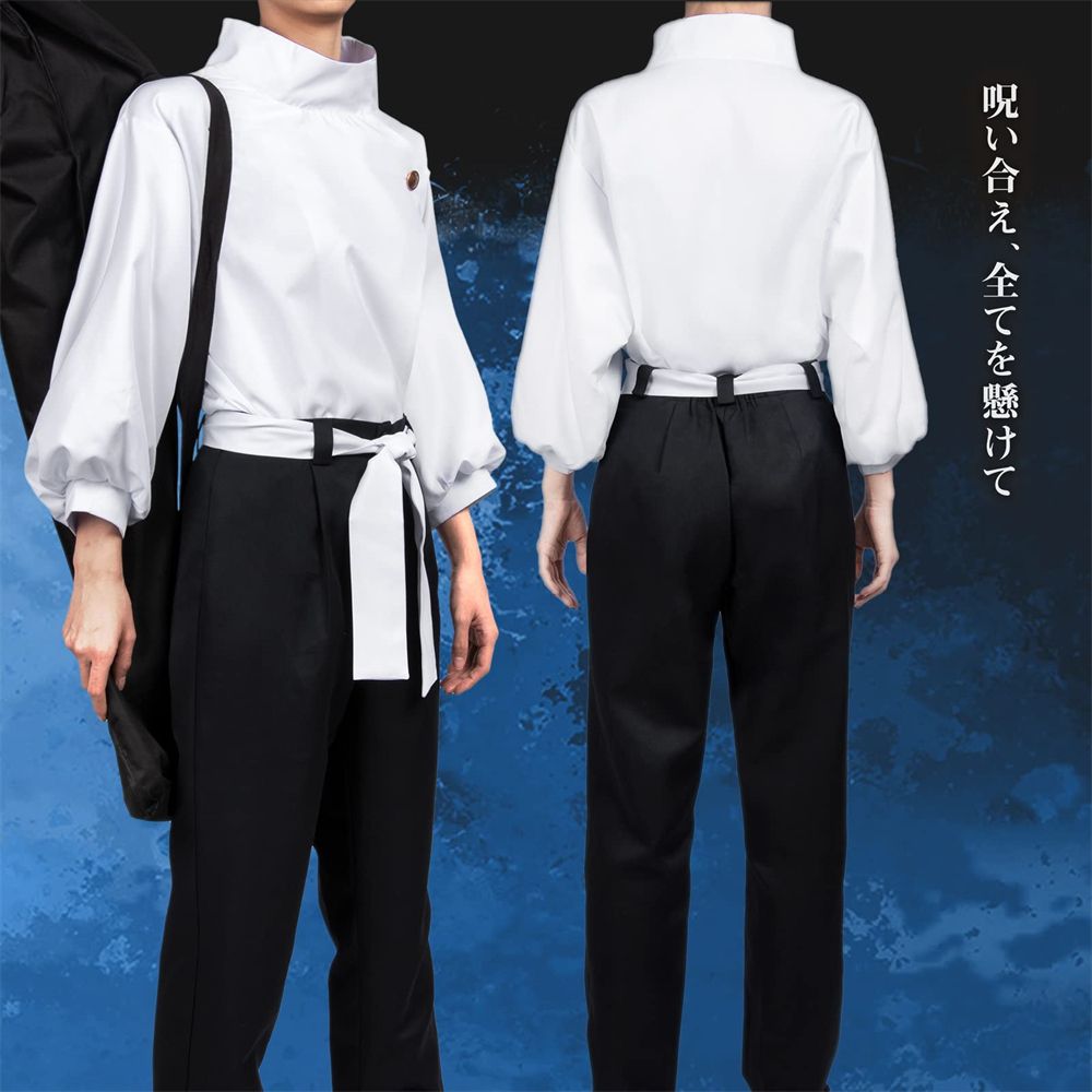 乙骨忧太cos服日本动漫咒术回战cosplay纯爱战士全套乙骨忧太假发-封面