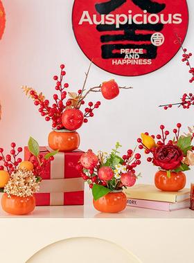 2025蛇年新年入户门装饰摆件