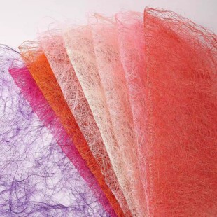 创意包花纸diy花艺材料竹纤维麻丝纸手工纸鲜花束包装花店资材