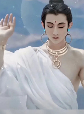 敦煌异域风飞天写真项圈