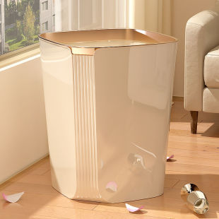 日本进口MUJIE垃圾桶家用高颜值大号厨房卧室客厅厕所宿舍办公室