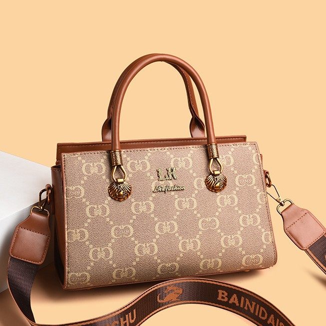 休闲包时尚复古百搭手提包简约高级感轻奢通勤2025新款斜挎包,箱包皮具/热销女包/男包,时尚帆布包,淘宝优惠券,粉丝福利购,淘宝优惠卷