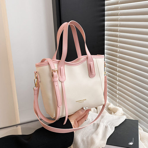 法式小众手提包包女2025春夏新款上班通勤单肩斜挎包大容量水桶包