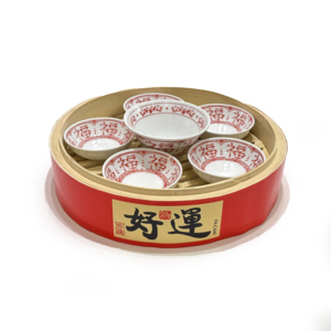腊肉腊味竹子蒸笼蒸菜五福小碗组合套装创意明档展示上桌卤味拼盘