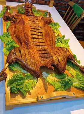 大餐盘子饭店长方形烤全羊的专用