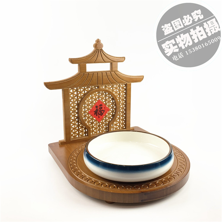 新款异形创意特色房子造型盘子明档摆台展示托盘融合菜酒店用品