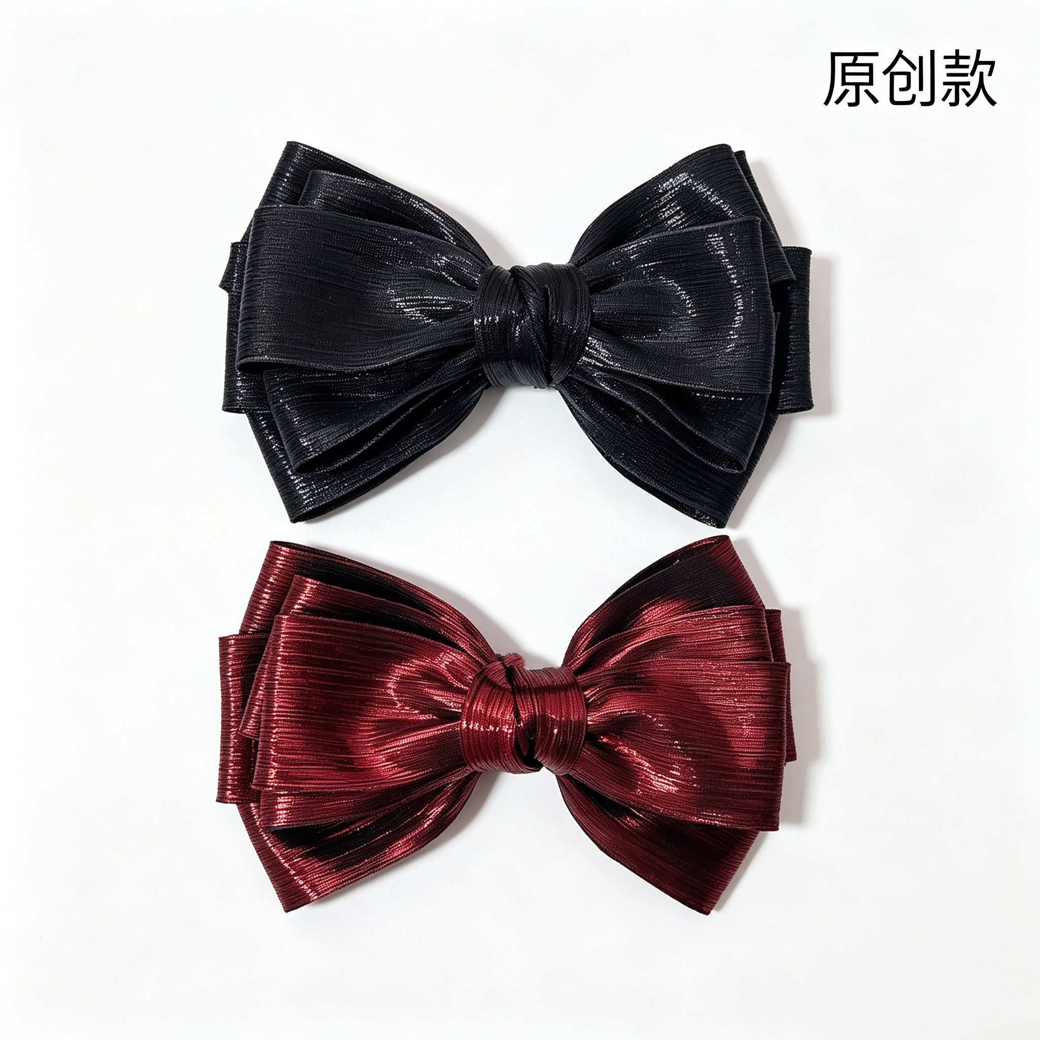 原创高奢设计蝴蝶发夹边夹弹簧夹甜美可爱气质百搭后脑勺顶夹发饰