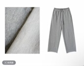 毛边薄款 细纱支汉麻棉夏季 软糯毛圈松紧腰休闲灰25267 卫裤 春夏款