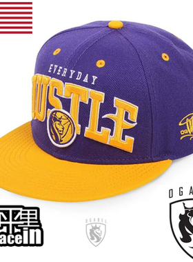 【北京現貨】OG ABEL美国老牌西海岸 SNAPBACK 湖人配色LA HUSTLE